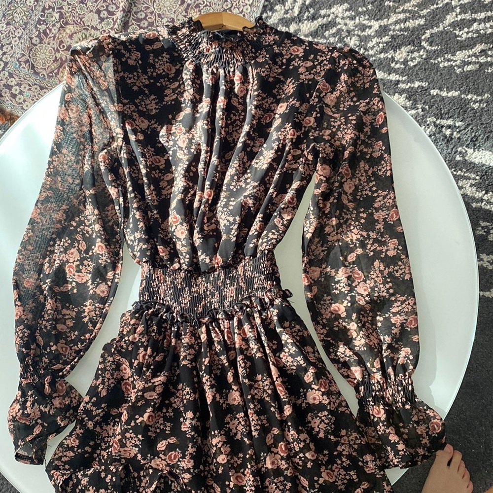 Missguided short smocked dress